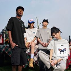 MEDM 夏季潮牌撞色M基础短袖T恤男百搭休闲情侣款复古宽松半袖体恤