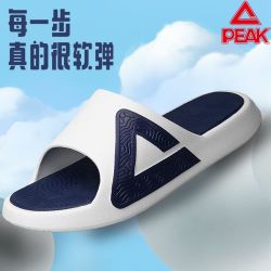 匹克 态极拖鞋居家经典配色25年春季新款户外踩屎感沙滩鞋运动拖鞋男 DL520557超轻白色/黑色 39