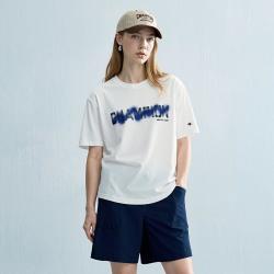 Champion 26春夏新款男女同款字母印花时尚休闲圆领短袖T恤