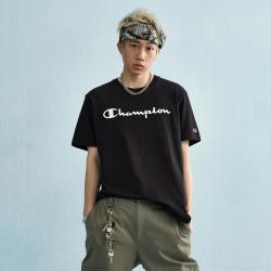 Champion 春夏男女同款圆领短袖T恤