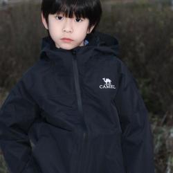 骆驼 儿童冲锋衣三合一男童女童外套可拆卸内胆户外服