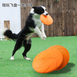 疯狂的主人 狗狗训练玩具犬飞盘磨牙耐咬边牧金毛互动解闷户外宠物用品玩具