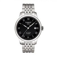 88VIP：TISSOT 中古99新天梭1853/经典力洛克/39.3mm/黑盘钢带/男士手表