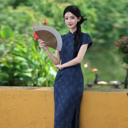 红舍 新中式改良旗袍年轻款少女2026新款文艺复古国风高端气质平时可穿