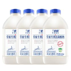 兰格格 草原专利活菌酸奶 1kg*4瓶