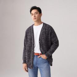 Levi's 李维斯春男士刺绣针织衫美式毛衣003TI