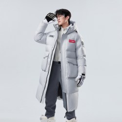 波司登 尔滨 长款连帽羽绒服 B40143670EB