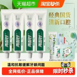 两面针 健齿护龈牙膏110g*4支缓解牙龈问题清新口气薄荷香型牙膏