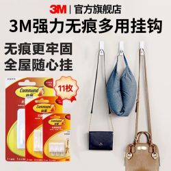 3M 免打孔无痕挂钩 多用挂钩