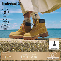 Timberland 女鞋户外休闲防水高帮靴显高|A5RJD A5RJDW/小麦色 TB1 37.5