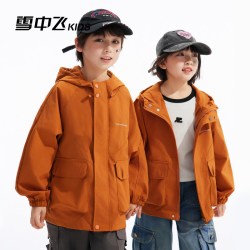 雪中飞 kids童装儿童夹克男童女童青少年外套2026春款休闲百搭上衣