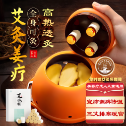 威德摩 艾灸盒随身小馒灸宫廷灸家用明火无烟仪器艾灸一体机 通用型+162粒艾柱