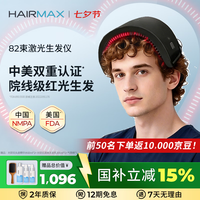 HAIRMAX 82束激光生发仪医用级雄脱压力脱发产后脱发3-5级脱发七夕礼物黑