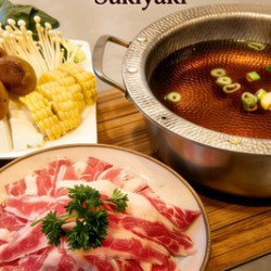 刺身+牛肉寿喜锅双人餐′
