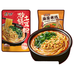 宛禾 砂锅土豆粉*1袋+麻酱米线*1袋