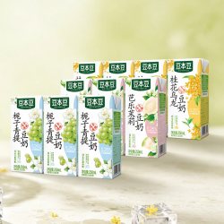 达利园 新品豆本豆多口味豆奶250ml*10盒早餐桂花乌龙植物蛋白饮料非整箱