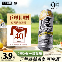 元气森林 浪气泡酒鸡尾酒微醺果酒预调酒聚餐 双重柠檬味 500ml
