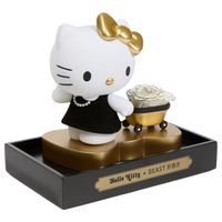 野兽派 Hello Kitty黑金永生花植绒手捧经典款玫瑰花礼盒
