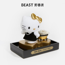 野兽派 经典款玫瑰花礼盒 优雅千金黑金永生花