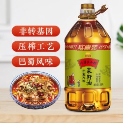 金龙鱼 菜籽油外婆乡小榨巴蜀风味菜籽油5.88L大桶
