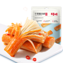 百草味 弹弹嫩嫩海鱼肠 420g