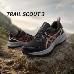 亚瑟士 TRAIL SCOUT3女鞋运动缓震轻便跑步鞋35.5 36