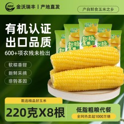 金沃瑞丰 非转基因即食新鲜玉米棒 10根