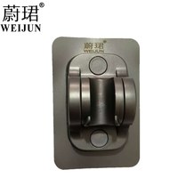 蔚珺免打孔淋浴花洒固定支架枪灰个