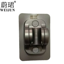 蔚珺免打孔淋浴花洒固定支架枪灰个