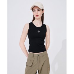 NVG·YOUNG NAVIGARE小帆船夏季运动吊带内搭黑色打底背心女上衣