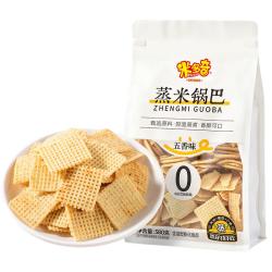 米多奇 小米蒸锅巴618g花椒麻辣五香混合口味零食 五香蒸米锅巴380g*2