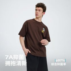 NVG·YOUNG navigare意大利小帆船宽松透气圆领短袖t恤男