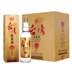 阿嵔山 台湾高粱酒52度浓香型600ml/瓶纯粮食白酒整箱六瓶口粮酒水