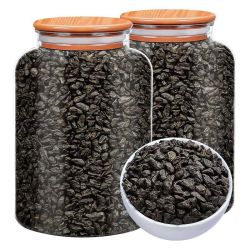 恒韵 碎银子普洱茶云南品味普洱熟茶叶茶化石糯米香碎银子黑茶500g罐装