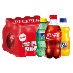 可口可乐 雪碧芬达300ml碳酸饮料迷你小瓶汽水橙味经典饮品