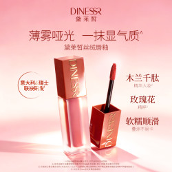 黛莱皙 DINESSR/黛莱皙显白柔雾唇釉哑光丝绒口红不易掉色正品化妆品H871