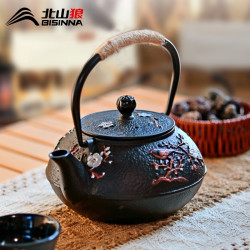 北山狼 铸铁壶室内烧水泡茶壶炭火炉电陶炉器具专用围炉煮茶壶水壶