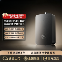 米家 智能净垢双循环燃气热水器P10 16L JSQ30-MJ06