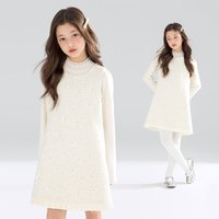 MUCMUKN 秋冬高级感连衣裙女童洋气背心裙童装