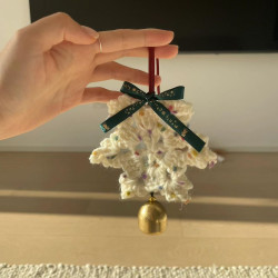 毛线钩针圣诞节雪花挂件手工编织DIY材料汽车挂件