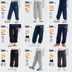 Lee Kids童装男童裤子秋冬款女童加绒加厚保暖长裤