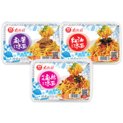 南街村 凉面248g麻辣红油速食非油炸开袋即食麻辣麻酱拌面