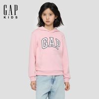 百亿补贴：Gap 女童2026春季新款贴布绣logo宽松连帽卫衣儿童休闲上衣860955