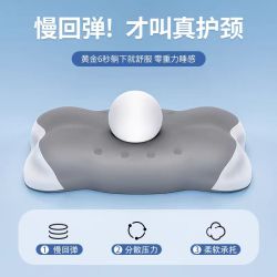 眠宝姆助睡眠记忆棉磁石护颈枕护颈椎枕头柔软家用学生宿舍记忆枕