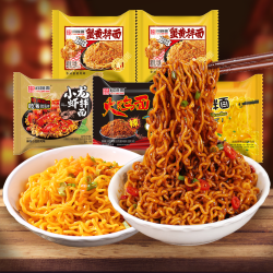 同碗面 混合口味拌面韩式火鸡面炸酱面咸蛋黄拌面夜宵速食方便面
