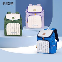 卡拉羊 小童书包幼儿园双肩包大容量轻便儿童背包减负森灵奇遇女