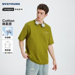 NVG·YOUNG navigare意大利小帆船短袖圆领t恤男生
