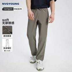NVG·YOUNG navigare小帆船凉感宽松休闲裤男直筒裤子