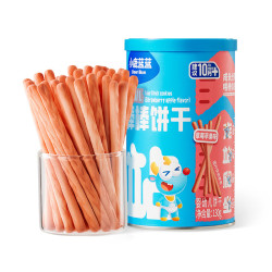 小鹿蓝蓝 婴幼儿棒棒饼干 草莓苹果味 130g