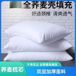 喜偌家纺 荞麦壳枕头颈椎枕宿舍睡眠枕护颈椎枕头荞麦枕头枕芯单人宿舍家用